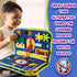 Montessori Busy Board for Toddlers - Educational Early Development Busy Book for 1-4 Year Olds - Sensory Board for Learning Numbers, Letters, and ...