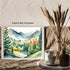 Posterizer 1 pcs- mountains and trees beautiful landscape nature 7-Landscape & Nature Art-Floral Botanical Art- Decor for Home & Office- unframed ...