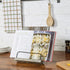 MyGift Torched Wood Cookbook Stand - Recipe Binder Reading Book Display and iPad Tablet Easel with Metal Page Holder and Kickstand...