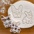 Set of 2 French Bulldog cookie cutters (Designs: Body & Face), 2 pieces - Bakerlogy...
