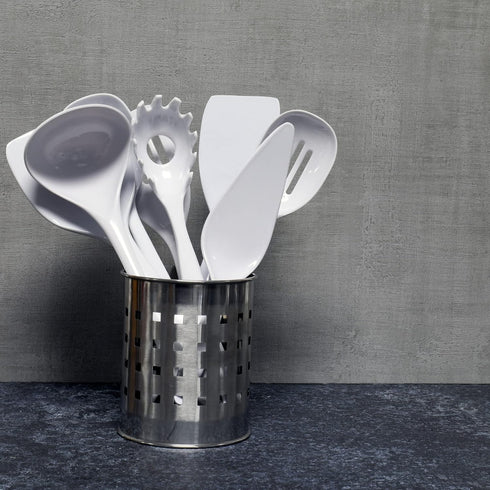 Chef Craft Basic Melamine Jumbo Turner/Spatula, 11.75 inch, White...