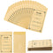 Yopyame 200Pcs Seed Saving Envelopes Resealable Small Brown Self Adhesive Kraft Paper Seed Packet Envelopes with Preprinted Seed Collecting Templa...