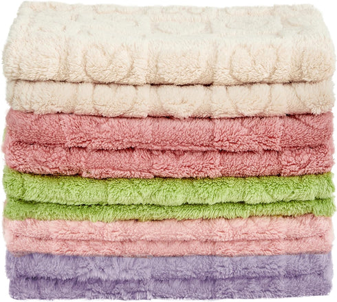 Fleece Baby Blanket Heart Checkered Blanket, Ultra Soft Cozy Baby Blankets for Girls Boys, Fluffy Infant Toddler Newborn Receiving Blankets for Cr...