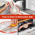 2 Pcs Silicone Bread Sling Silicone Baking Mat for Dutch Oven Liners Non-Stick Heat Resistant Reusable Sourdough Bread Baking Supplies with Long H...