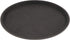 G.E.T. NS-1100-BK BPA-Free Non-Slip Plastic Round Serving Tray, 11", Black...