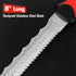Goldblatt Insulation Knife, 8 Inch Stainless Steel Blade - Serrated Sharp Double Side Utility Knife Tool for Cutting Heat Material, Styrofoam - Ro...