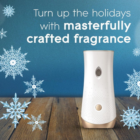 Glade Automatic Spray Refill, Air Freshener for Home and Bathroom, Starlight & Snowflakes, 6.2 Oz...