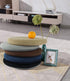 Sigmat Memory Foam Seat Cushion Anti-slip Soft Round Stool Cushion Chair Pad 16 Inch Camel...