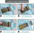 100 Envelopes Money Savings Challenge, A5 Budget Binder with Cash Envelopes and Combination Lock, Sparkling Leather Book to Save $5,050, Secure Bi...