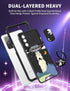 Goocrux [2in1 for Samsung Galaxy S20 FE 5G Case for Women Men Girls Cute UFO Phone Cover Fashion Aliens Universe Pattern Design with Slide Camera ...