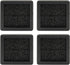 Fette Filter - True HEPA Air Purifier Filters with Activated Carbon Filters Compatible for Potulas Compact Desktop Air Purifier - Pack of 4...