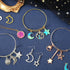 MARFOREVER 120 Pcs Mixed Sun Star Moon Charms for Jewelry Making, Celestial Charm Bracelet Charms Assorted Gold Enamel Charm Pendants for DIY Craf...