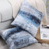 Blue and Grey Abstract Art Artwork Pillow Cover, Gallery Modern Decorative Throw Pillows Cushion Cover for Bedroom Sofa Living Room 18 x 18 Inch S...