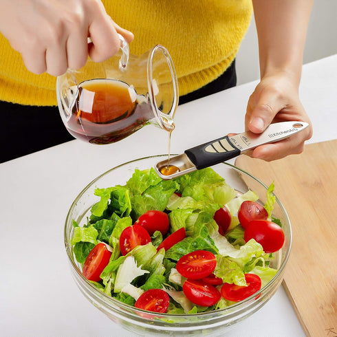 KitchenArt Pro Adjust-A-Teaspoon, Satin,Black...
