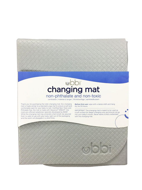 Ubbi On-the-Go Diaper Changing Baby Mat, Soft and Comfortable Diaper Bag Accessory Must Have for Newborns, Easy to Clean, Portable Folding Pad, Ba...