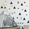 Tents Wall Decals Peel and Stick for Kids, Baby Bedroom Nursery and Living Room, Tribal TeePees Vinyl Wall Stickers Decor (Black)...