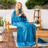 PAVILIA Blanket with Sleeves for Adult Women Men, Soft Warm Wearable Blanket Fleece Wrap Throw, Robe Blanket Gift...