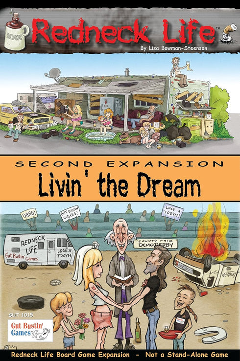 Gut Bustin' Games Livin' The Dream!: Redneck Life Board Game Expansion #2 Board Games...