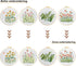 Maydear 4 Packs Embroidery Starter Kit with Pattern, Stamped Cross Stitch Kits for Beginners Adults with Embroidery Hoop and Instructions, Hand Em...
