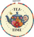 Dimensions Tea Time Counted Cross Stitch Kit for Beginners, 6" Diameter, 6 Piece...