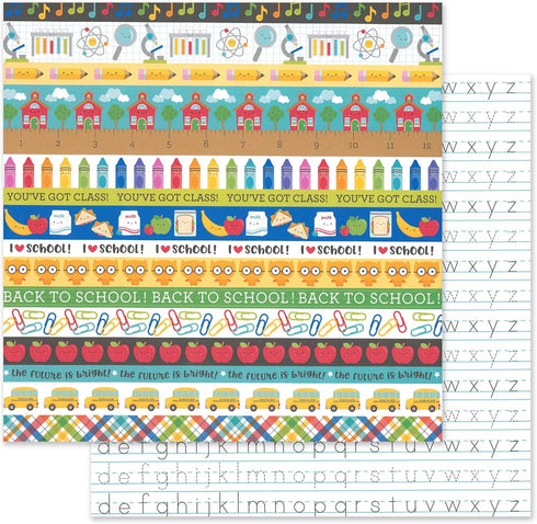 DOODLEBUG DESIGN SCHOOL DAYS PAPER 12X12 PACK...