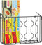 Simple Houseware Wall Door Mount Kitchen Wrap Organizer Rack, Black...