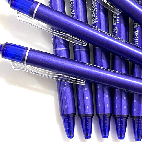 sencoo 12 pack Erasable Blue Gel Pens Retractable Erasable Blue Ink Rollerball Pens Students Stationery Office Pens School Prize Girl Gift Pens...