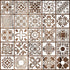 25 Pack Tile Stencils, Reusable Flower Pattern Painting Stencils for Painting on Wall Wood Floor Furniture...