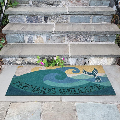 Durable Non-slipLiora?Manne?Natura Door Mat - Novelty Designs, Durable Natural Coir & Vinyl Back, Long Lasting Color, Foyers, Porches, Patios & De...