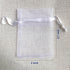 ATCG 100pcs 2x2.7 Inches Mini Organza Bags with Drawstring for Rings, Little Earrings, Jewelry Pieces, Wedding Favors Party Fovours Small Cute Org...