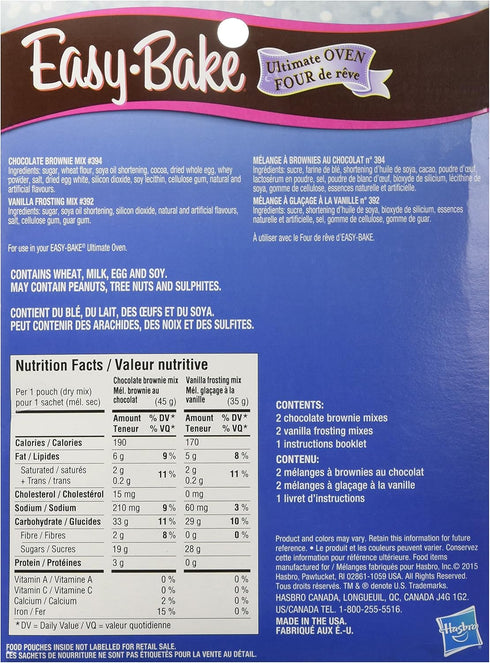 Hasbro Easy-Bake Refill Mini Whoopie Pie Mix, Net Wt. 5.6 Oz....