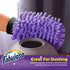 Fabuloso Microfiber Cleaning Mitt, Purple, One Size Fits All | Lint-Free, Scratch-Free Cleaning Glove for Surfaces and Furniture | Microfiber Dust...