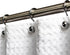 Luxury S Shower Curtain Hooks (12-Pack) Hotel Quality Silver Chrome Finish | Bathroom Accessories | Non-Slip Ball End | Easy to Hang...