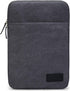 Kinmac Grey Canvas 360° Protective Vertical Style Waterproof Laptop Sleeve with Pocket for iPad 12.9",MacBook Air/Pro 13" and 12.5 inch-13.3 inch ...