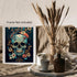 Posterizer 1 pcs-blue chinoiserie sugar skull-Abstract & Modern Art-Holiday Poster Collection-Gift for Men Women Entrepreneur Teens - UNFRAMED Wal...