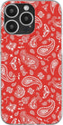 Blingy's for iPhone 13 Pro Case (6.1 inch), Fun Bandana Style Tribal Ethnic Pattern Paisley Art Design Soft TPU Protective Case Compatible for iPh...
