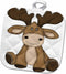 3D Rose Cute Sitting Moose Illustration Pot Holder, 8 x 8...