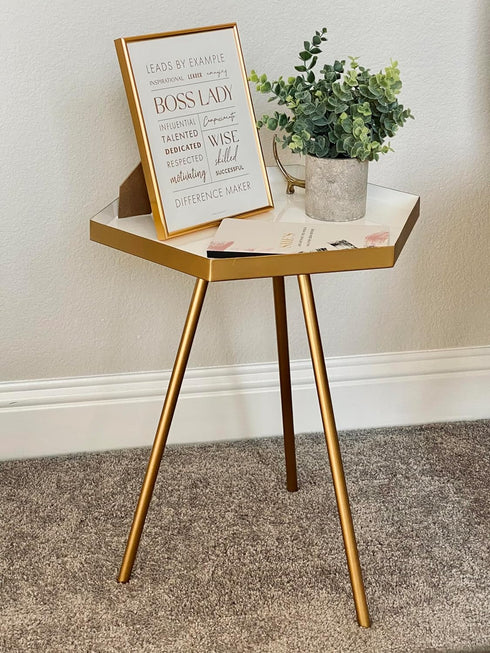 Boss Lady Desk and Wall Art with Metal Frame - 12x9" Boss Lady Office Décor, Boss Lady Gift with Boss Lady Quote by Merry Expressions...