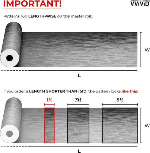 VViViD Metallic Blue Brushed Metal Vinyl Wrap Roll XPO Air Release Technology (1ft x 5ft)...