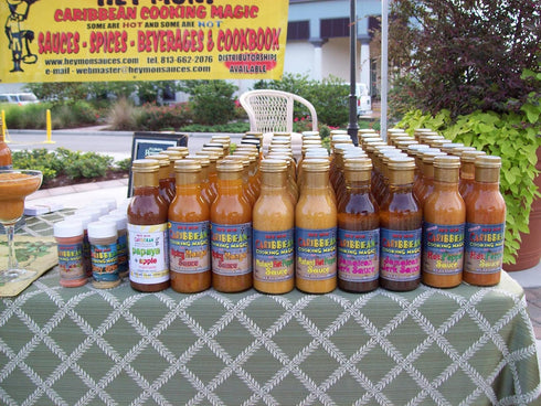 Hey Mon Caribbean Cooking Magiv LLC "Some are Hot and Some are Not" Caribbean Barbeque Sauce...