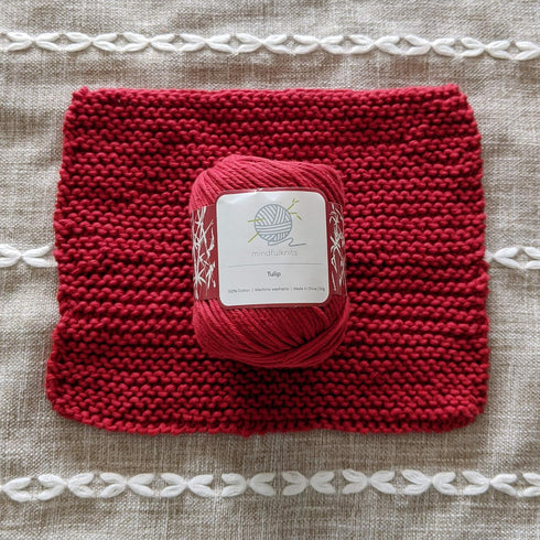 mindfulknits - Knitting Yarn - Crochet Yarn - Mindfulness and Relaxation 100 Percent Cotton Yarn, Multicolor 4-Pack Medium Number 4 Worsted Bundle...