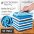 MagicFiber Microfiber Cleaning Cloth (12 Pack, 13x13 in) - Thick Cleaning Towels, Rags & Dusting Cloths for House, Kitchen, Windows, Cars & More -...