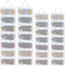 4 Pcs Sock Laundry Bag, Socks Organizer Mesh Bags for Washing Machine, Large Wash Bag Hanging for Stocking Underwear Bra Lingerie, Travel Organize...