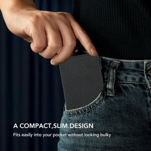 Wallet for Men Slim Smart Pop Up Wallet RFID Card Holder Wallet Mens Minimalist Small Wallet with Money Clip...