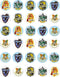 30 x Cupcake Toppers - Wizarding World Inspired Collection of Edible Cake Decorations | Uncut on Wafer Sheet...