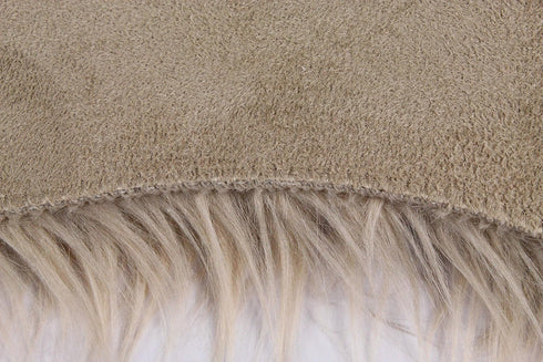 Nouvelle Legende Faux Fur Sheepskin Rug Single, Soft, Plush, Premium High-Pile Accent Rug for Bedrooms, Hallways & Living Spaces, Warm & Cozy, Fau...
