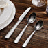 KEAWELL Premium 4-Piece Louis Hammered Spoons Set, 18/10 Stainless Steel, Set of 4, Fine Spoon Set with Squared Edge, Dishwasher Safe (6.4" Teaspo...