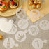 JULBEAR Birthday Cookie Stencils, 36 Pieces Reusable Coffee Decoration Stencils Templates Tools for Cookies Baking Painting Dessert Decoration DIY...