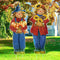 2 Pcs 11.3 x 31.5 Inches Fall Yard Signs Autumn Garden Decor with Stakes Thanksgiving Lawn Signs for Fall Thanksgiving Party Pathway Decor(Scarecr...