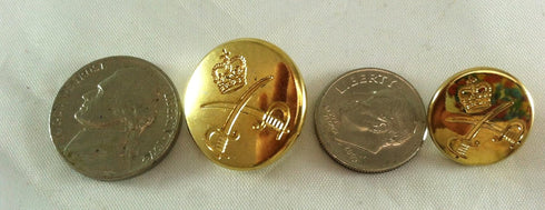 Gold 12 Buttons Set Military Crest for Blazer,Dress and Suits...